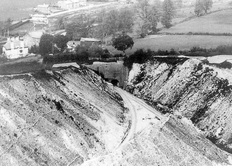 Picture of chalk pit in 1905